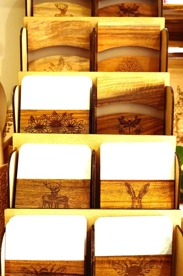 Engraved coasters